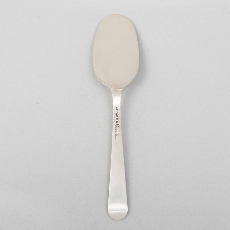 Wiwen Nilsson, serveringsspade, silver, Anders Nilsson, Lund 1959.