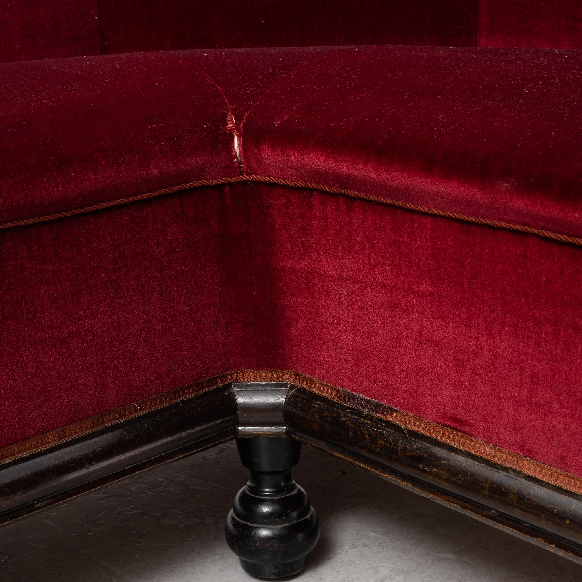 Otto Schulz, attributed to, corner sofa, Boet, Gothenburg 1920-30-tal.