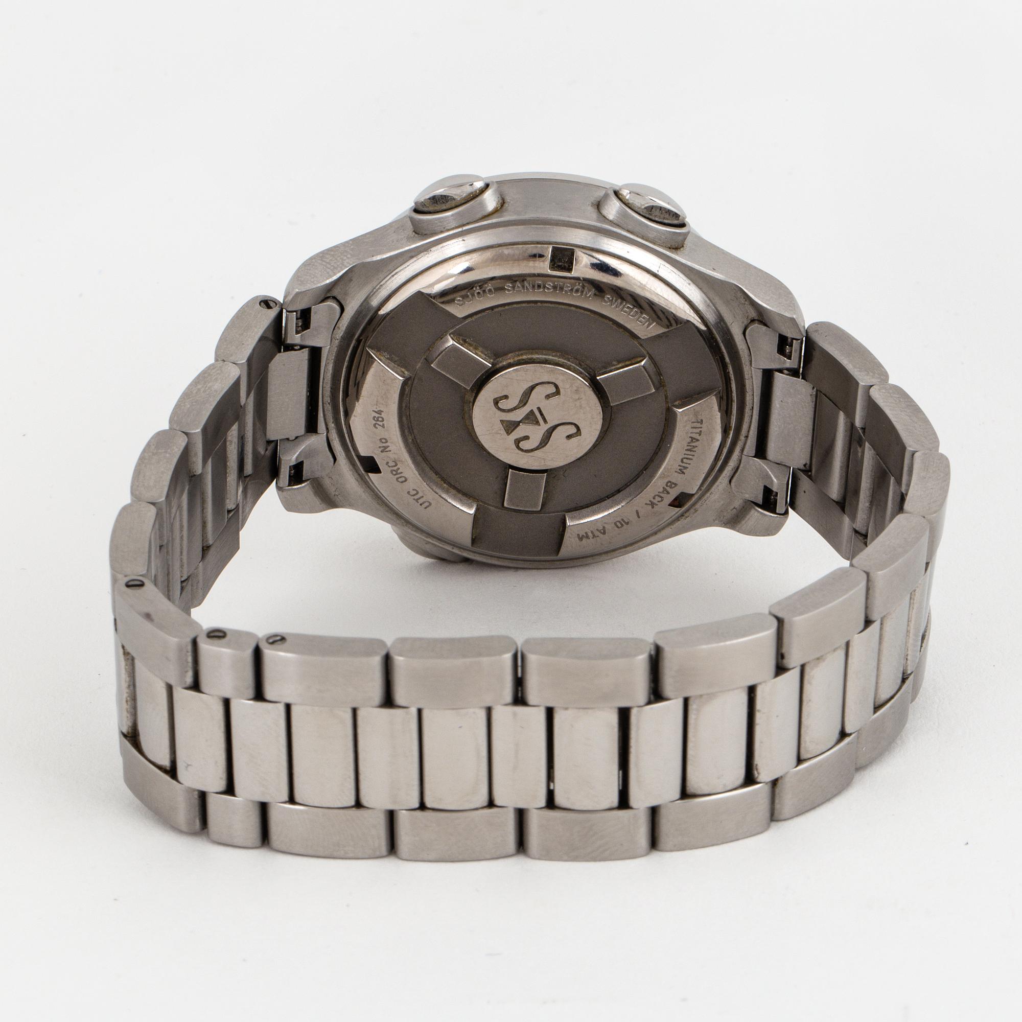 SJÖÖ SANDSTRÖM, UTC ORC, armbandsur, 40 mm.
