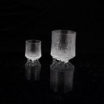 Tapio Wirkkala, glass ware, 42 pieces.