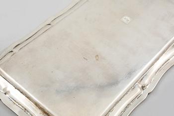BRICKA, silver, 1900-tal. Vikt 414 g.