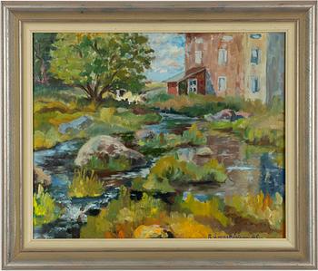 Reidar Särestöniemi, Mill building by the brook.
