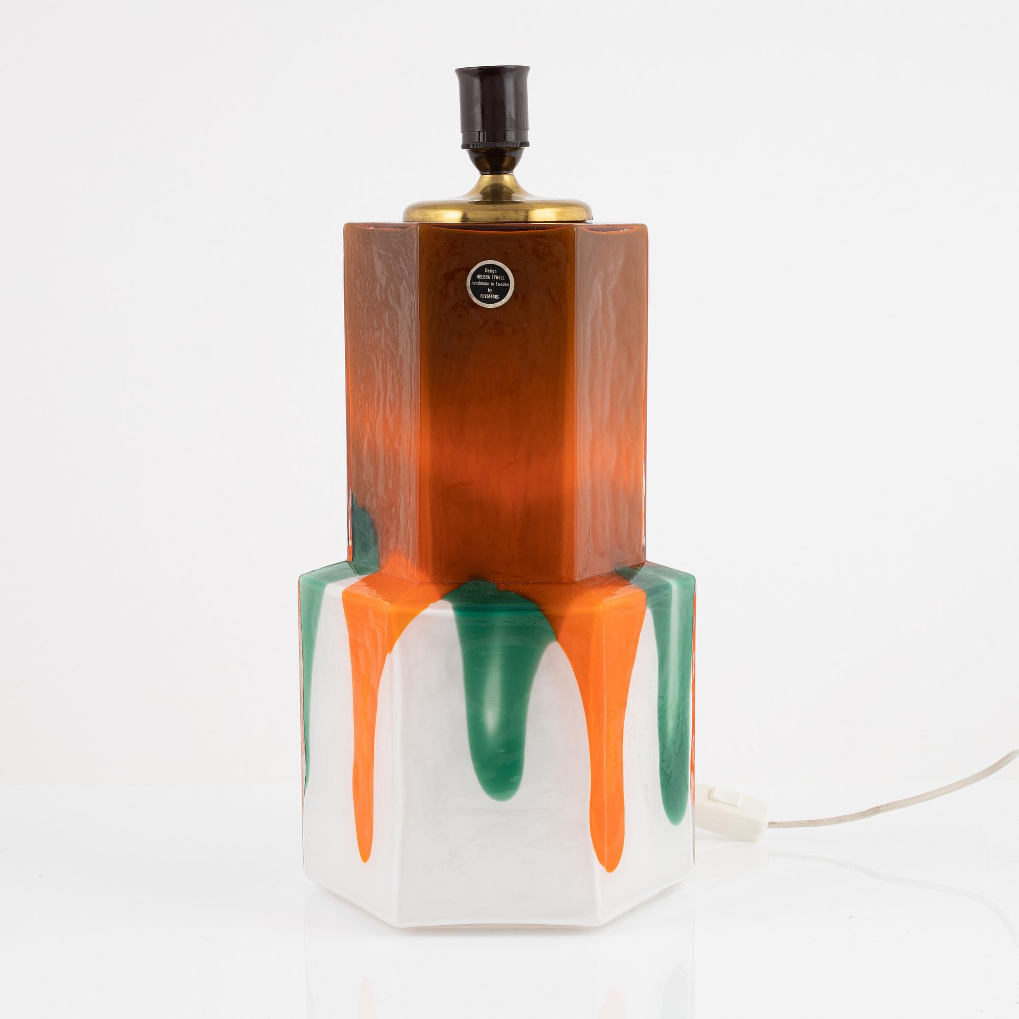 Helena Tynell, bordslampa, Flygsfors, 1960-/70-tal.