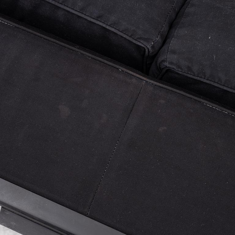 Pierre Jeanneret, Charlotte Perriand & Le Corbusier, an 'LC 2' sofa, Cassina, Italy.