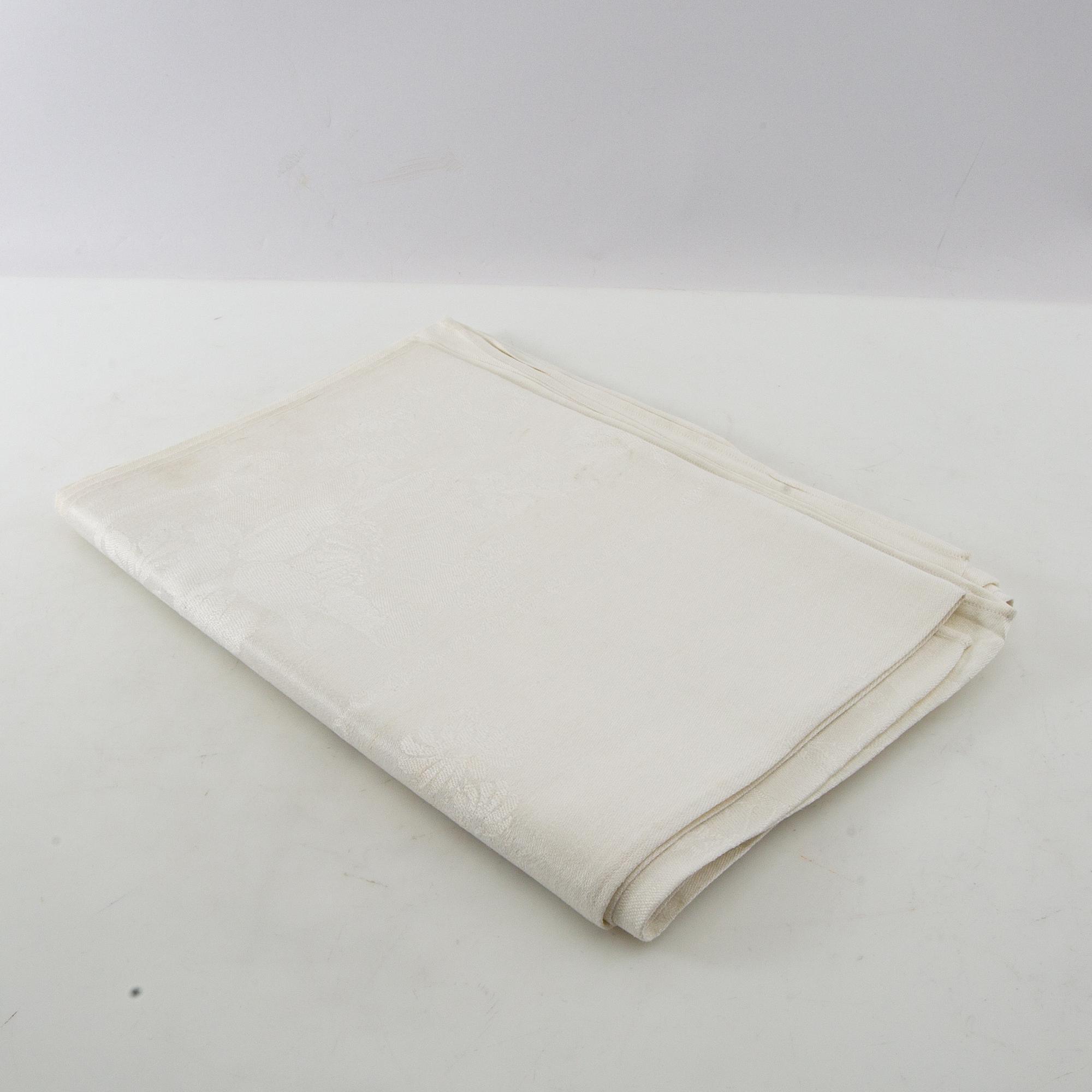 Tablecloths 4 pcs early/mid 20th century damask.