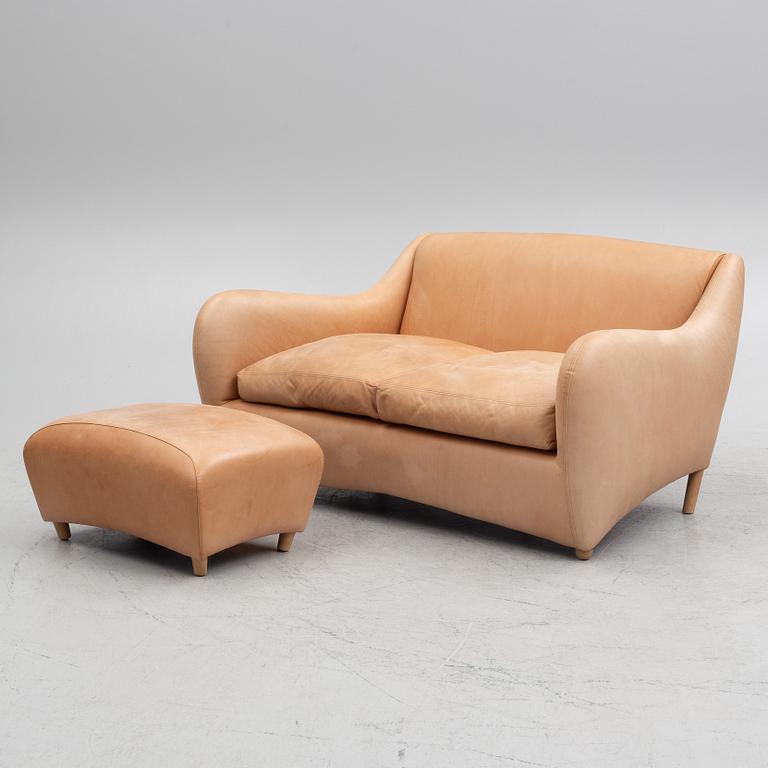 Matthew Hilton, sofa and ottoman, "Balzac", SCP, England, circa 2000.