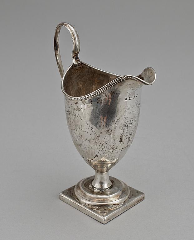 GRÄDDSNIPA, silver, London, 1794-95. Vikt 106g.