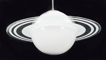 TAKLAMPA, "Saturnus", 1900-tal. Höjd 60 cm.