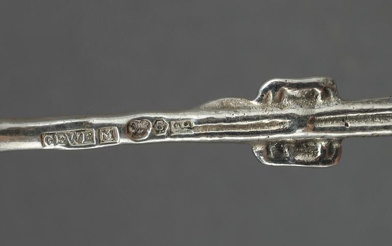 PARTI SILVER, delar 88, bl. a Gewe, Malmö och GAB Stockholm, mitten 1900-talets. Vikt ca 1 591 g.