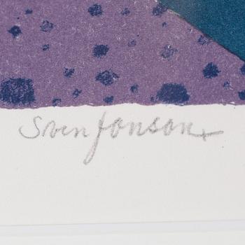 SVEN JONSON, färglitografi, signerad och numrerad 141/310.