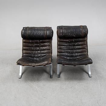 A pair of 'Ari' armchairs designed by Arne Norell, Norells Möbler, model designed in 1966.