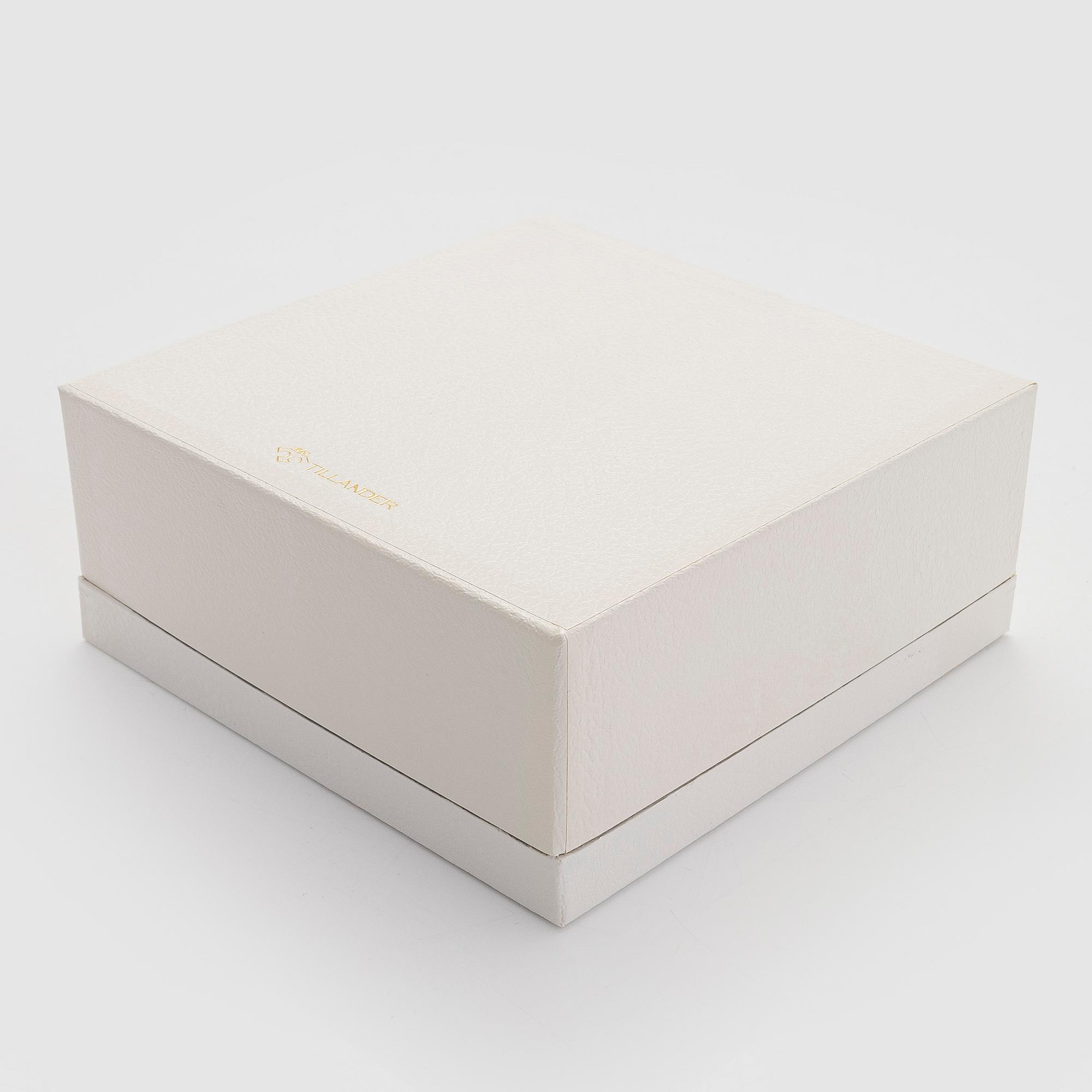 A. Tillander, skål, sterlingsilver och emalj, Åbo 2005.