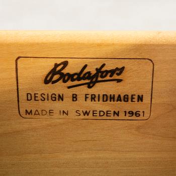 Bertil Fridhagen, sminkbord med stol för Bodafors 1960-tal.