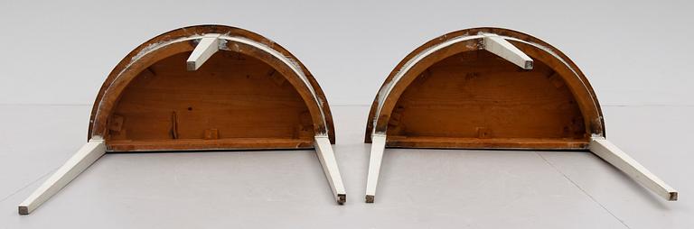 VÄGGBORD, 1 par, 1800-tal.