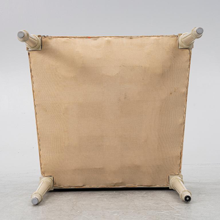 A Late Gustavian style armchair, second half of the 20th century.