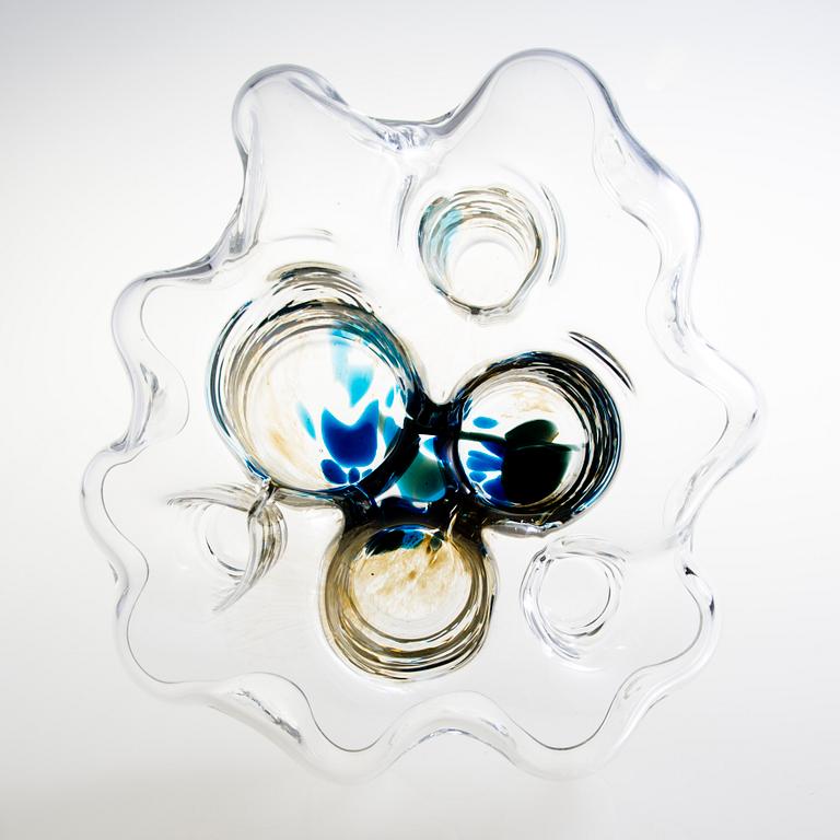 HELENA TYNELL, A Moonwalk' glass sculpture signed Helena Tynell, Riihimäen Lasi Oy. Designed in 1973.