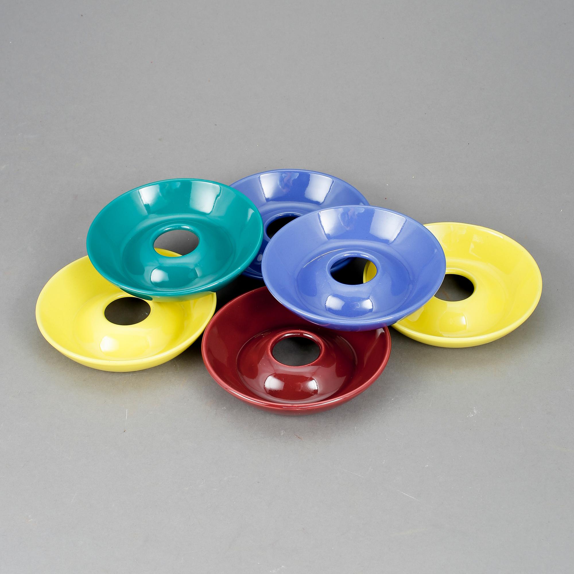 ÄGGKOPPAR, porslin, 6 stycken, Bo fajans,