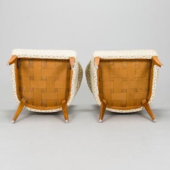 Gunnel Nyman, a pair of late 1930's armchairs for Oy Boman Ab.