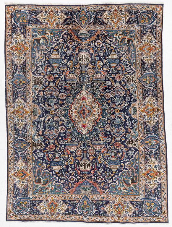 A Kashmar carpet, c. 335 x 242 cm.