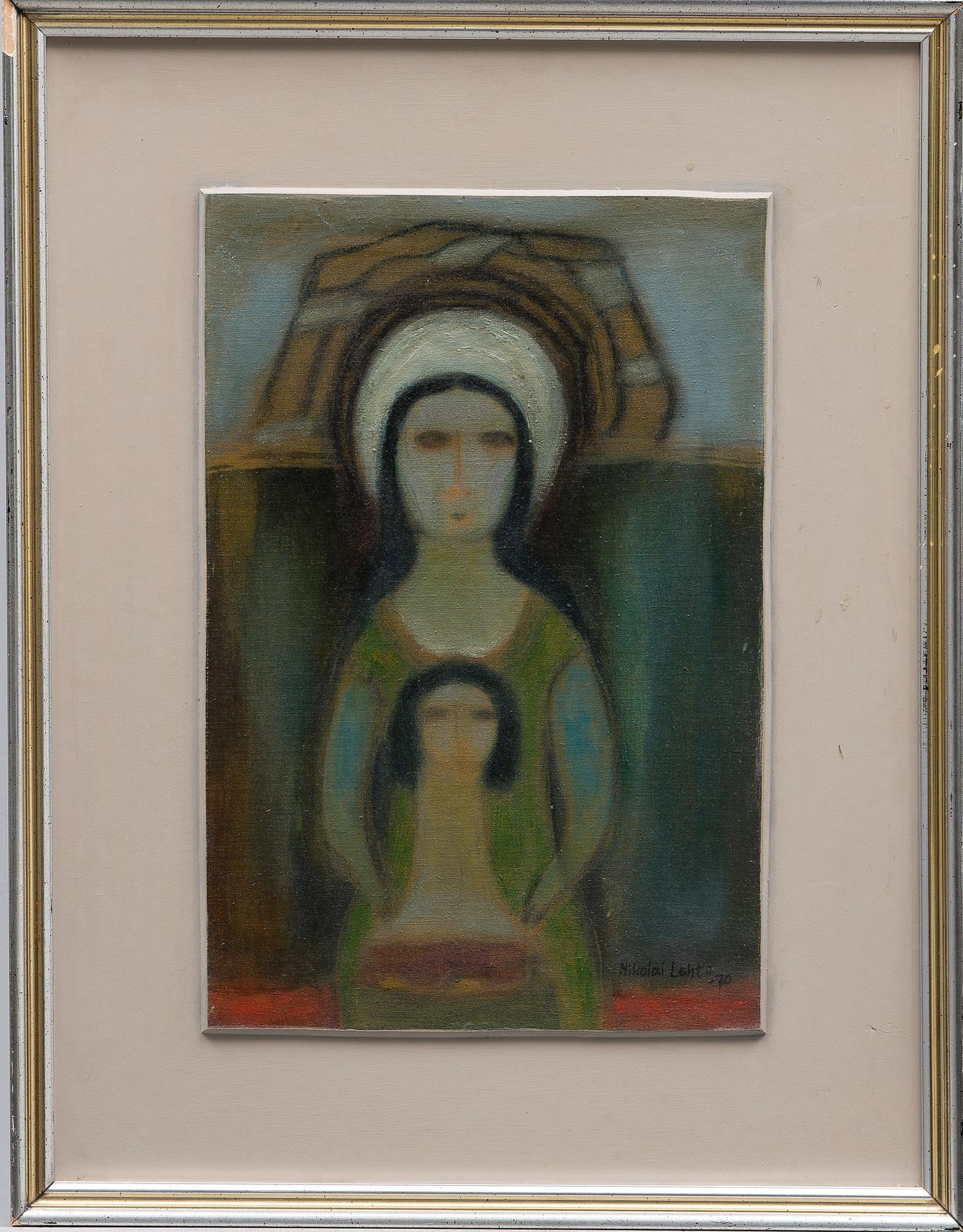 NIKOLAI LEHTO, oil on canvas, laid on panel, signed and dated -70.