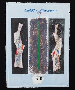 JAMES COIGNARD, carborundumetsning, signerad och numrerad 40/40.
