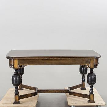 MATBORD, barockstil,  brickmärkt E. Pettersson Gefle Möbleringsaffär, 1930-tal.