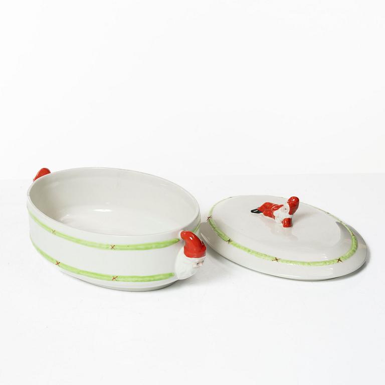 Kanna och grötskål, "God Jul", Gustavsberg.