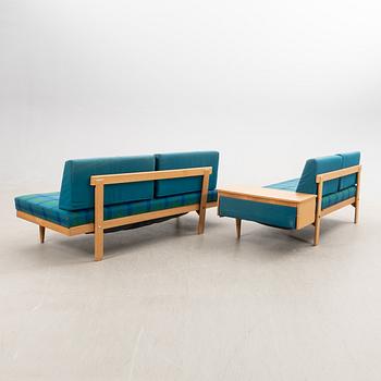 Harald Vik & Ingemar Relling, sofa group 2 dlr "Svane" from the Svane series Ekornes Norway 1960s.