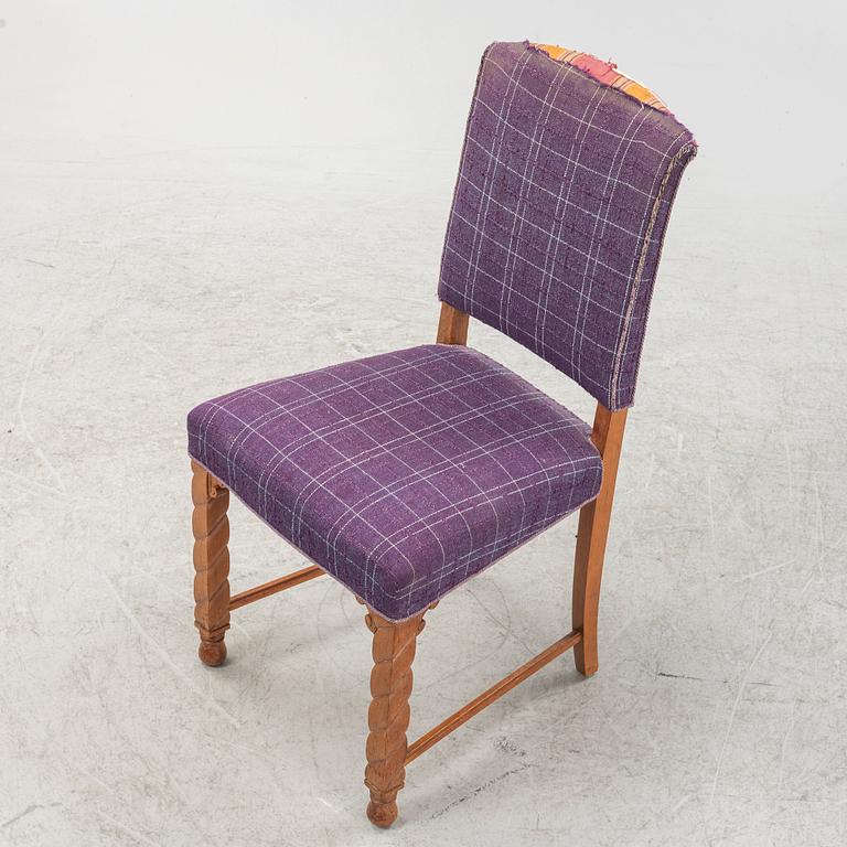 An eight-piece furniture suite, first half of the 20th Century.