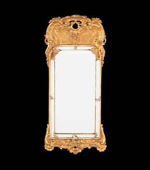 1566. A Swedish Rococo 18th century mirror.