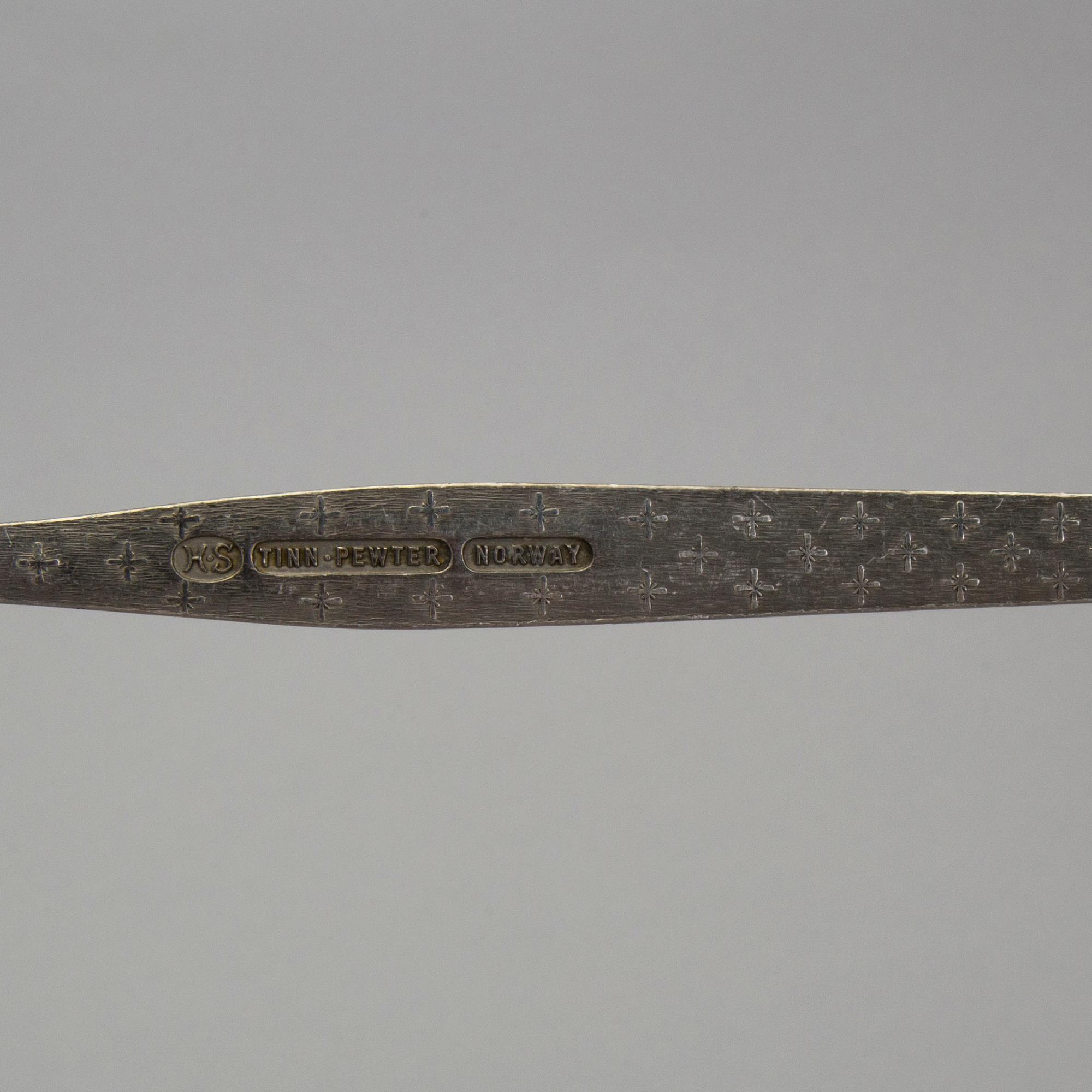 BESTICK, 109 delar, tenn och rostfritt stål, Hardanger, Norge, 1970-tal.