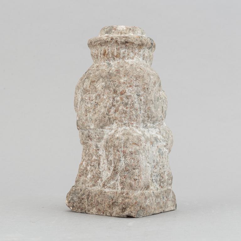 Sven Lundqvist, stone sculpture, signed.