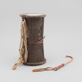 A "Talking drum", Nigeria.