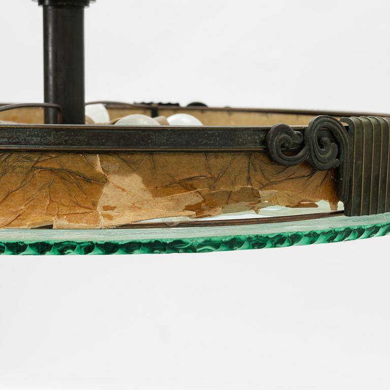 Einar Bäckström, ceiling lamp, model 4006, Swedish Grace, 1920s/30s.