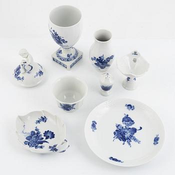 A dinner, tea and coffee porcelain service, "Blue Flower", Royal Copenhagen, Denmark.