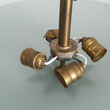 Harald Notini, taklampa, modell "11445", Arvid Böhlmarks Lampfabrik, Stockholm, 1940-tal.