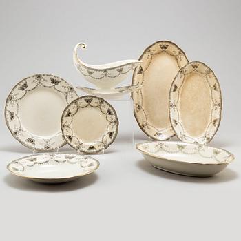 A part 'Fjäril' dinner and coffee service, from Rörstrand, 20th century (37 pieces).