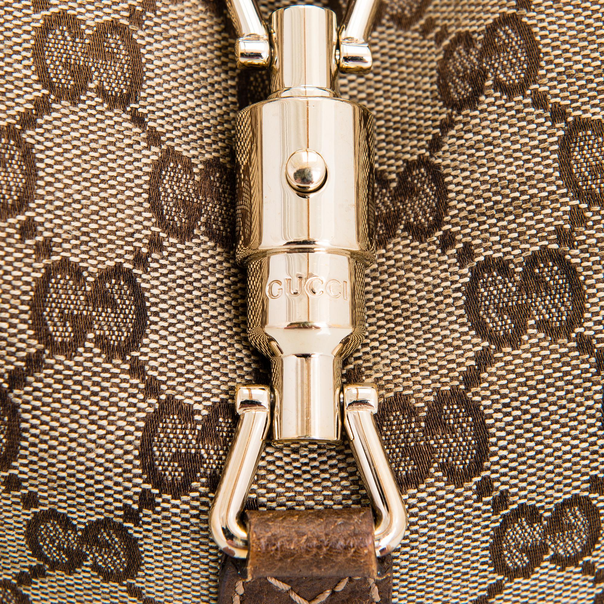 Gucci, A  monogram 'Jackie' Bag.