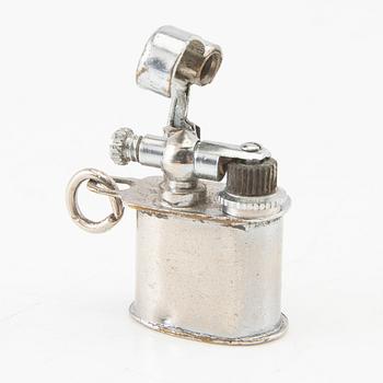 Miniatyrtändare samt berlocker 3 st 1900-tal.