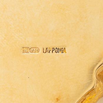 Björn Weckström, a necklace "Taiga", 18K gold with faceted bars of quartz, Finland. For Lapponia.