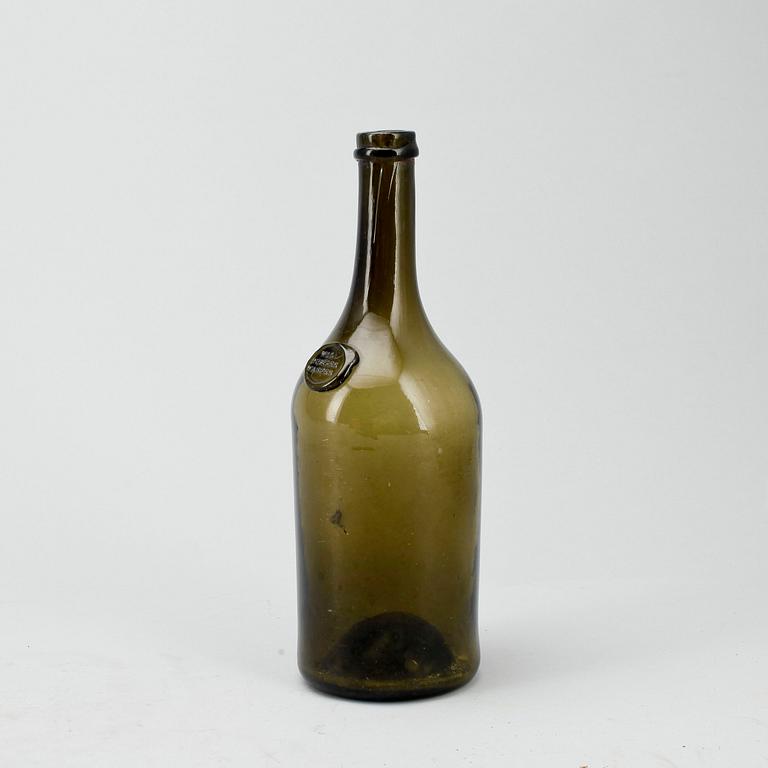 VATTENFLASKA, glas, Wildunger, 1800-tal, Tyskland, märkt, "Wil-Dunger Wasser",