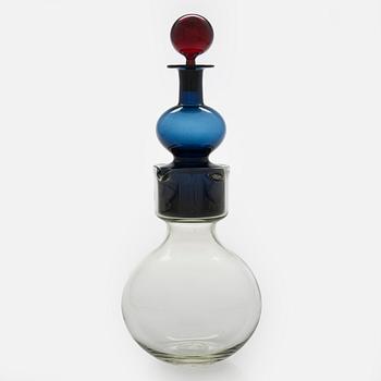 Kaj Franck, a decanter 'The Bells of Kremlin', signed K. Franck, Nuutajärvi, Notsjö -60.