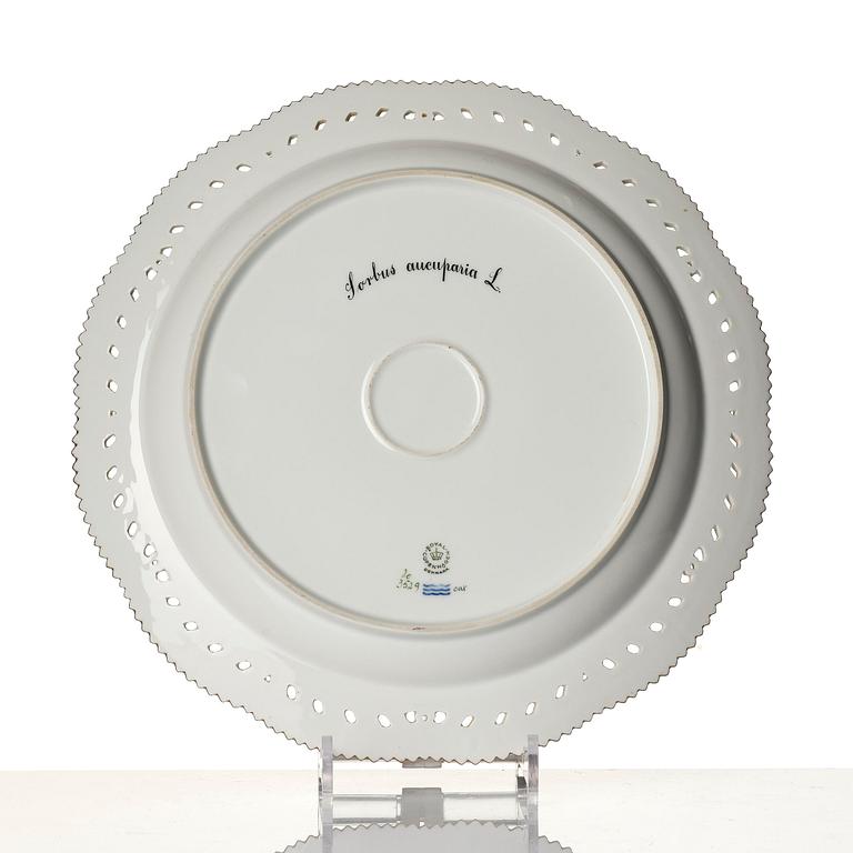 A Royal Copenhagen 'Flora Danica' dish, Denmark, 2000-2004.