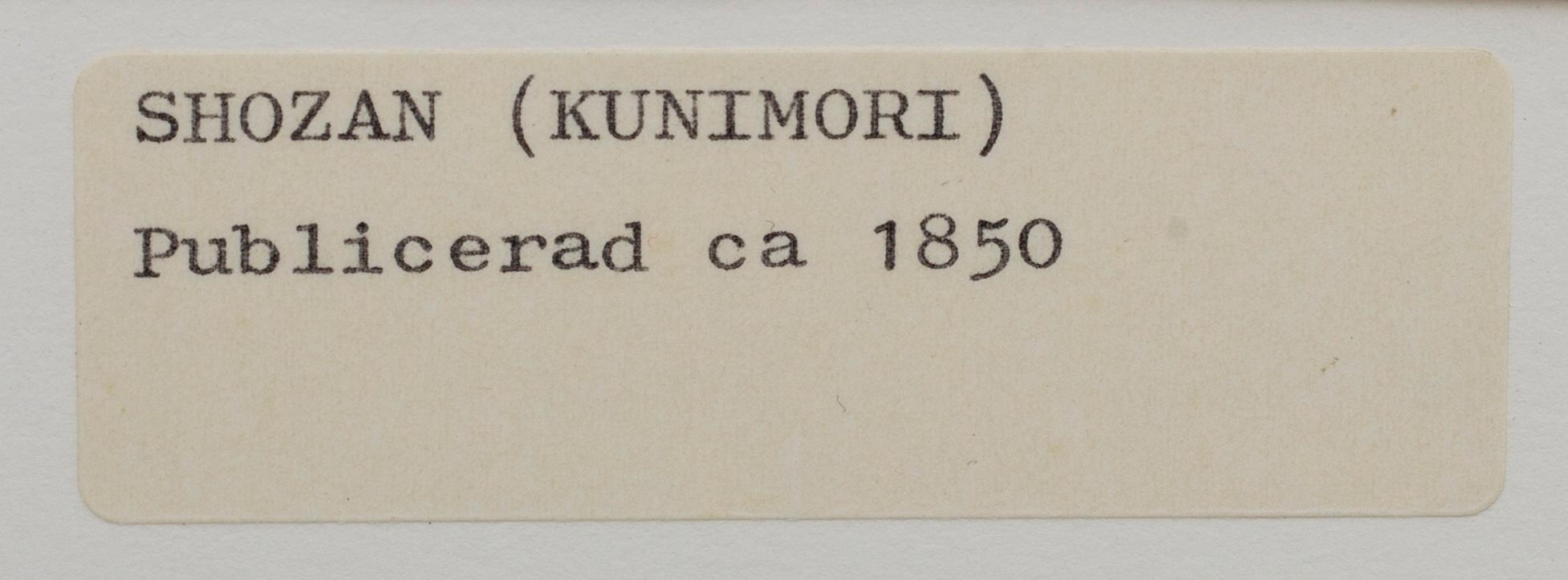 JAPANSKA TRÄSNITT, 10 + 9 st 18/1900-tal.