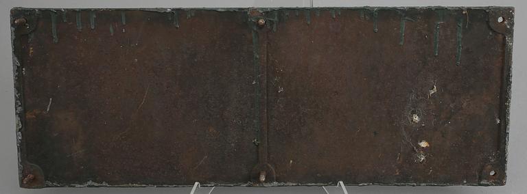 TÅGSKYLT, gjutjärn, 1900-talets början.