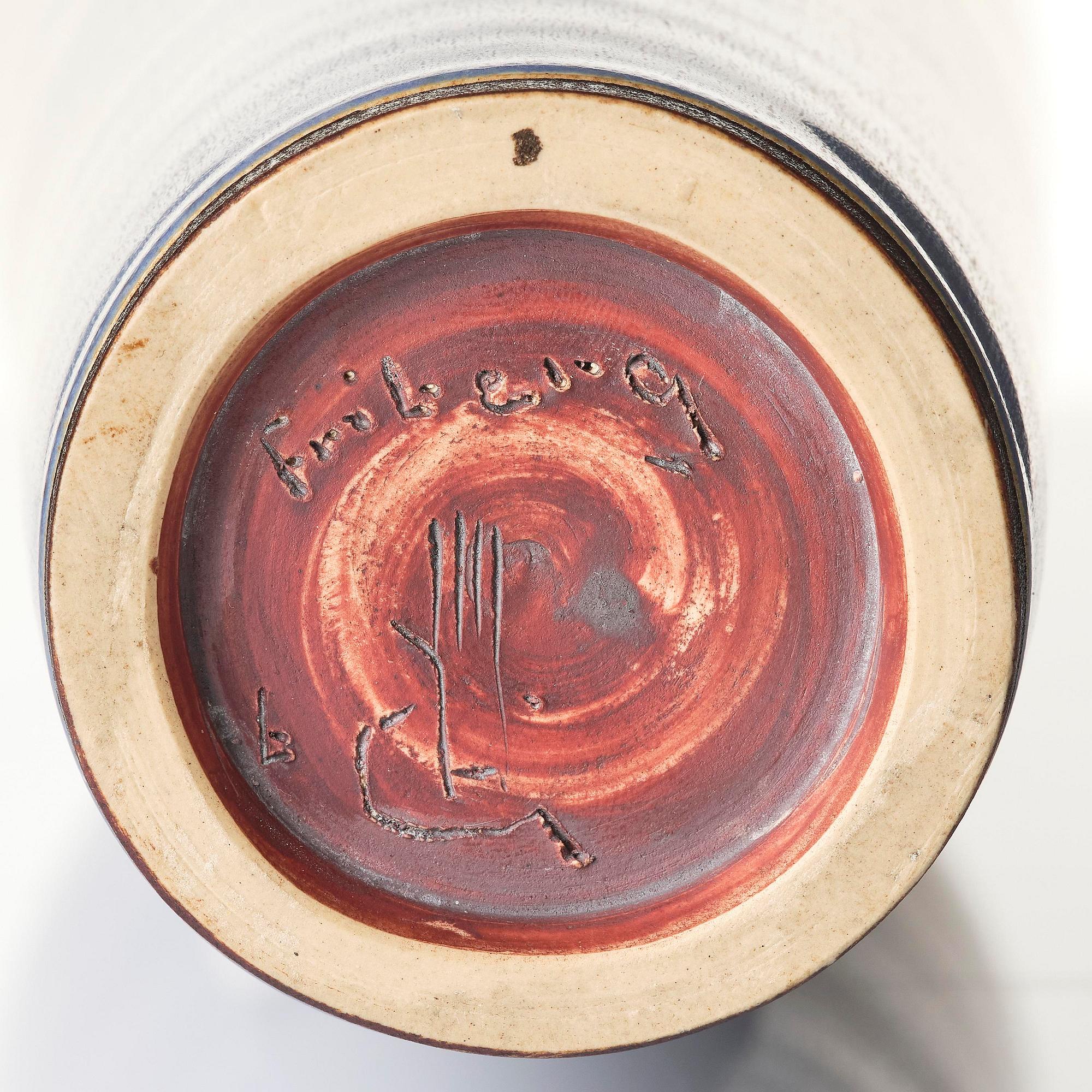 Berndt Friberg, a stoneware vase, Gustavsberg Studio, Sweden 1960.