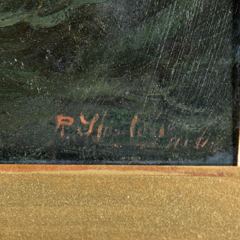 UNIDENTIFIED ARTIST 19TH CENTURY, panel, signed.