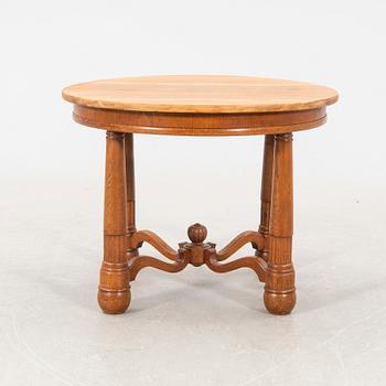 An early 1900s oak table.