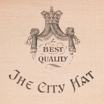 BEST QUALITY, a black felt hat, "the city hat", 1930/40s.