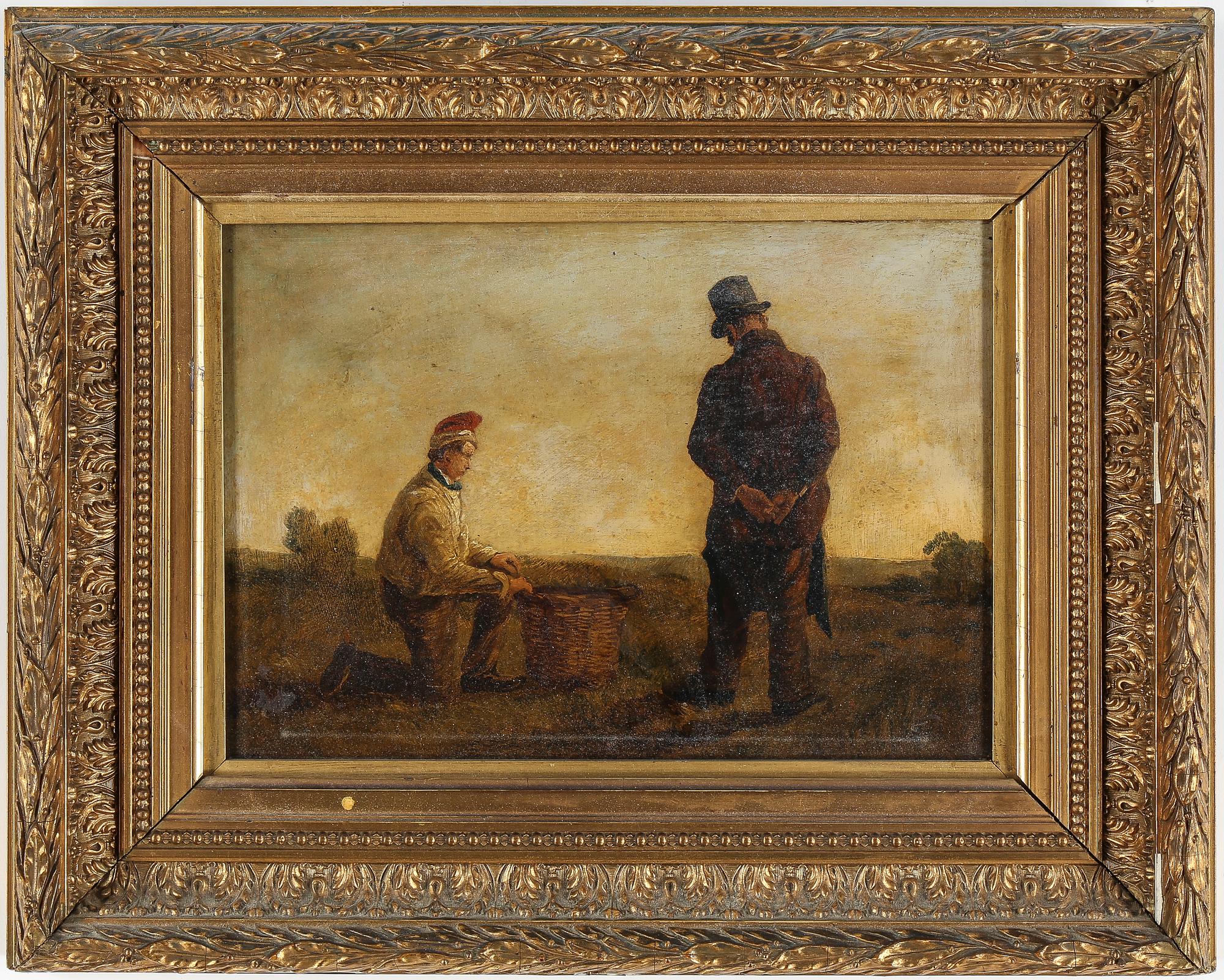 OKÄND KONSTNÄR, Olja på duk, 1800-tal.